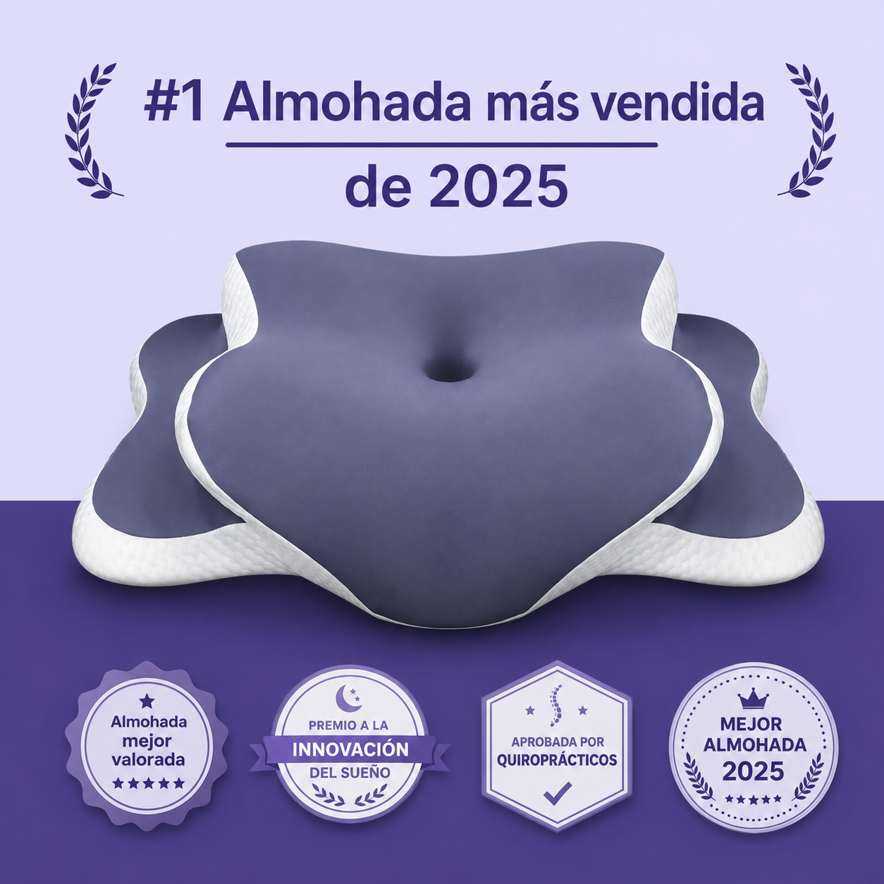 Almohada Ergonomica - Pon fin al dolor de cuello