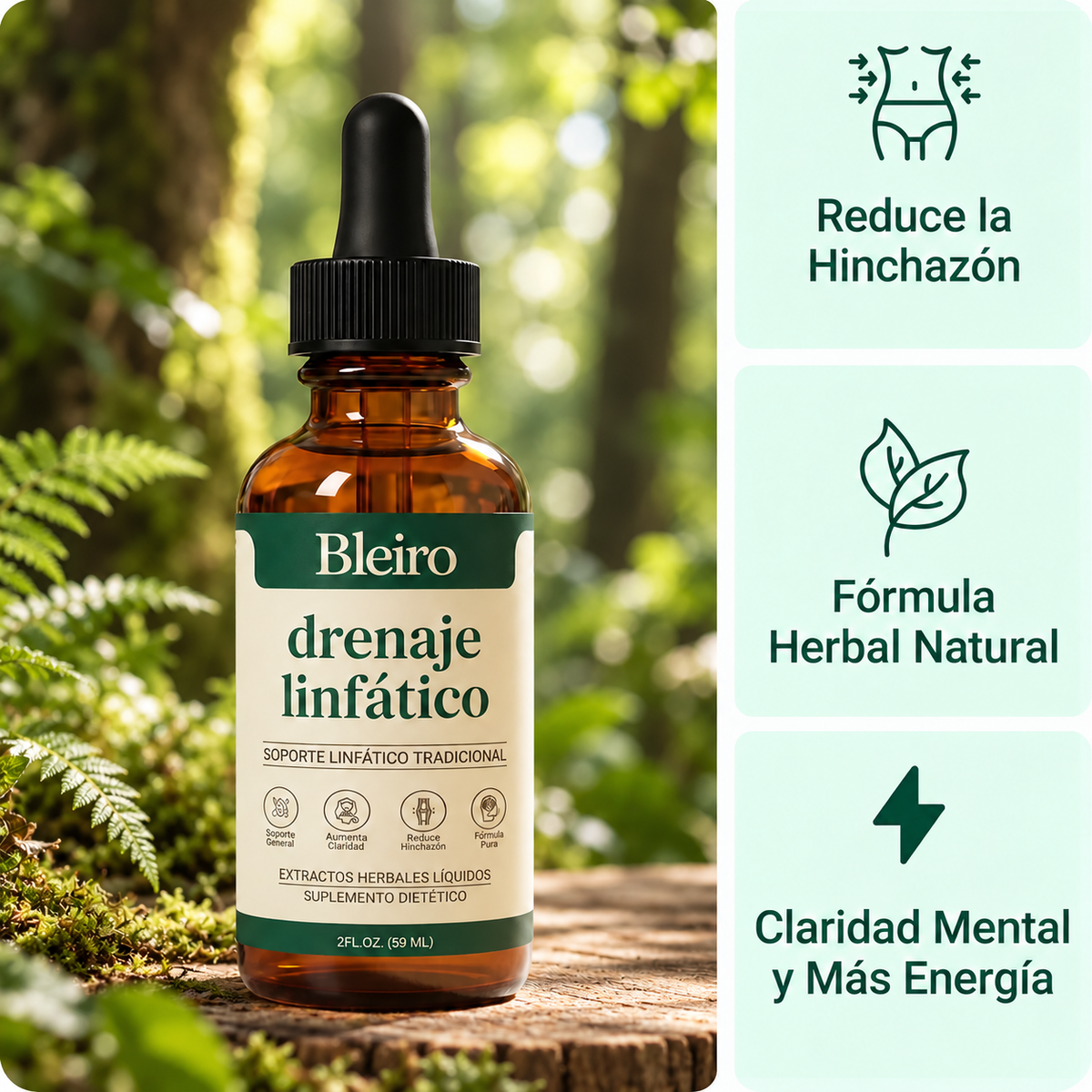 Bleiro® Gotas de Drenaje Linfático