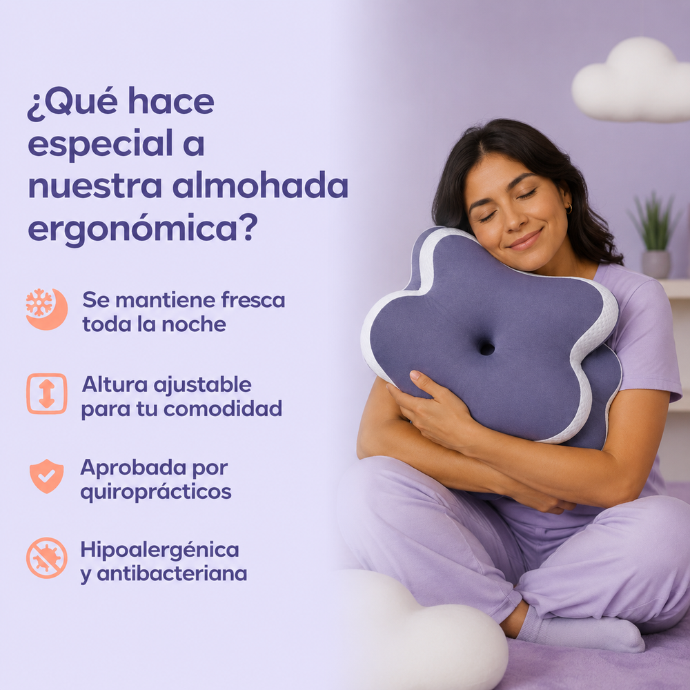 Almohada Ergonomica - Pon fin al dolor de cuello