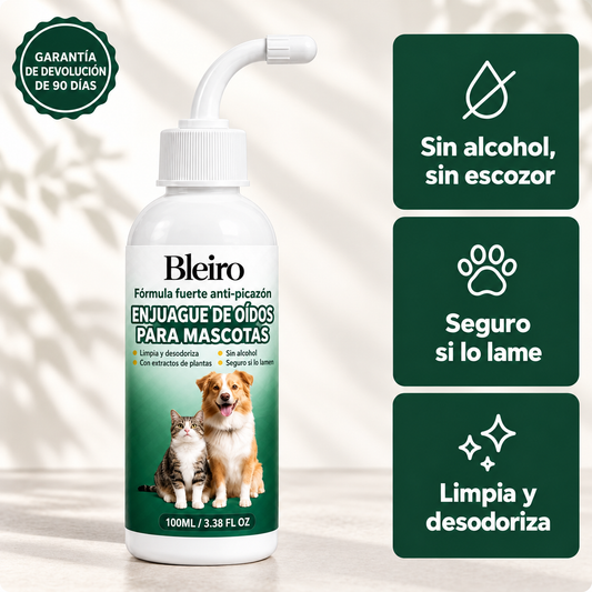 Limpiador de oídos para perros y gatos